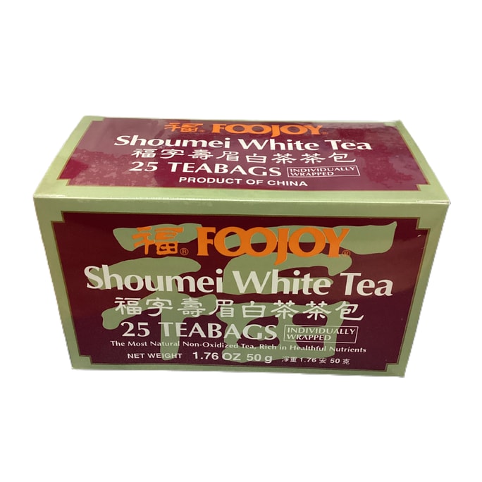 Foojoy Tea Brand Shoumei White Tea 50g