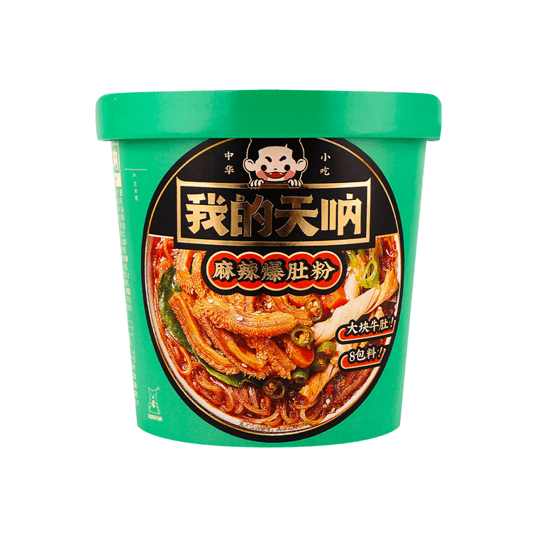 【李佳琦推荐】我的天呐 麻辣爆肚粉 懒人速食 冲泡即食米线 170g 9