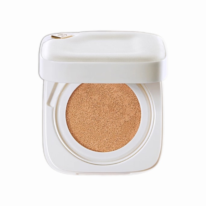 Xiu Ke Fu Small Square Cushion Foundation, Long-Lasting and Non-Cakey, Specially for Oily Skin, Natural Shade *1 Case 2 Refills