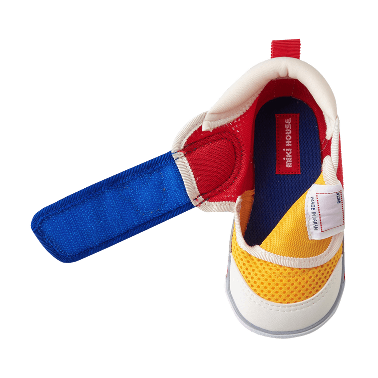 MIKIHOUSE 日本制透气拼色学步布鞋 16cm 460g 6
