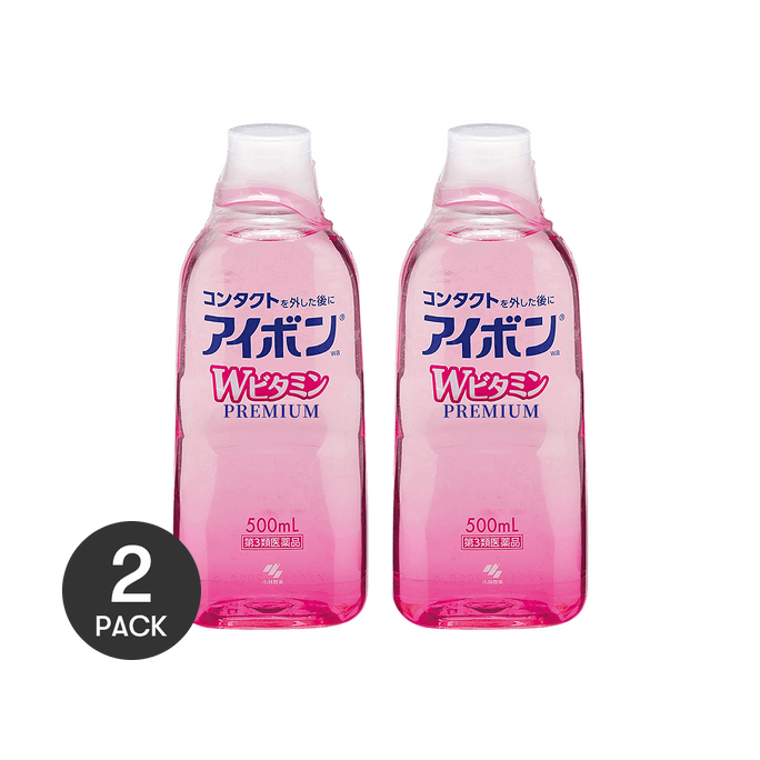 Eye Wash #Pink Coolness 3~4, 500ml *2【Value Pack】