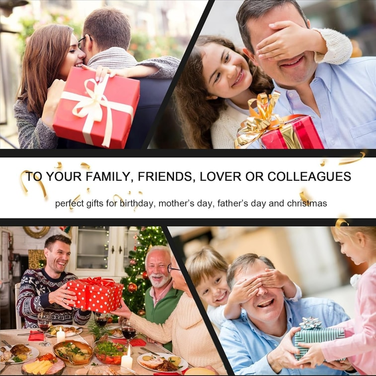 Knee Massager,Valentines Day Gifts for Her Him,Knee Shoulder Massager with Heating,Gifts for Boyfriend Girlfriend Women Men(1PCS Black) 5