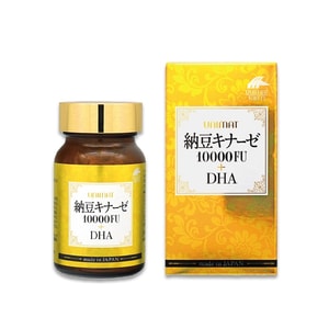 [일본에서 직접 우편] 일본 유니마트 리켄 나토키나제 10000FU 고순도 농축어유 DHA 심혈관을 부드럽게 해줍니다 60정