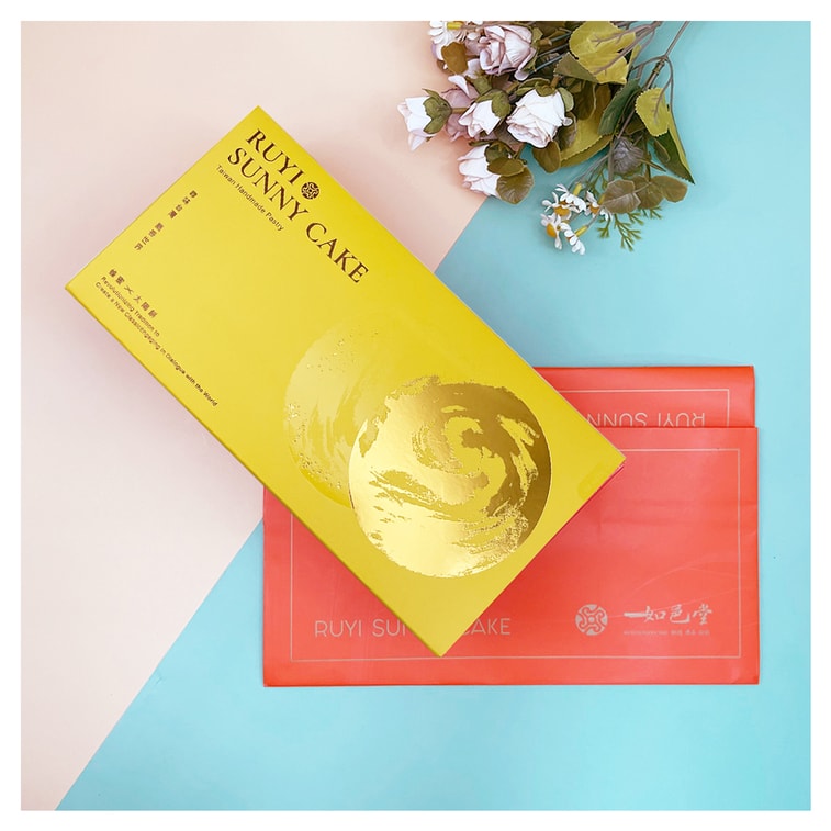 【台湾直送】如意堂 蜂蜜太陽餅 360g 6個入り 6