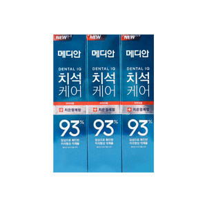 어드밴스드 타르타르 솔루션 치약 그린 치은염 예방 120g*3개