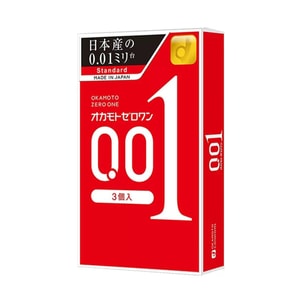 OKAMOTO 001 series ultra-thin condoms  0.01mm 3pcs