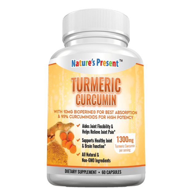 美国natures present 95%标准化姜黄素 关节消炎止痛&防癌抗癌