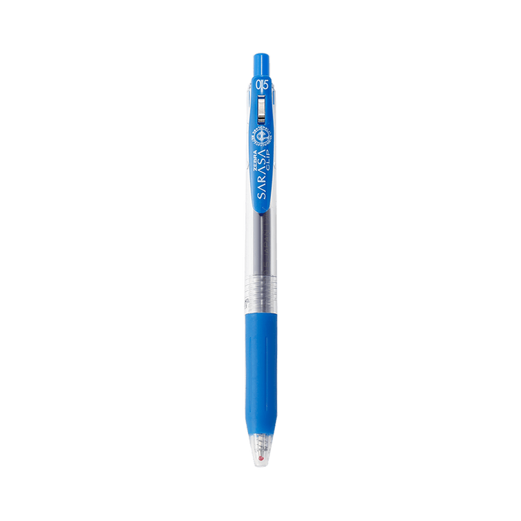 Blue Green 5pcs ZEBRA SARASA Clip Mild Antique 0.5mm Rollerball Pen HK Limited 
