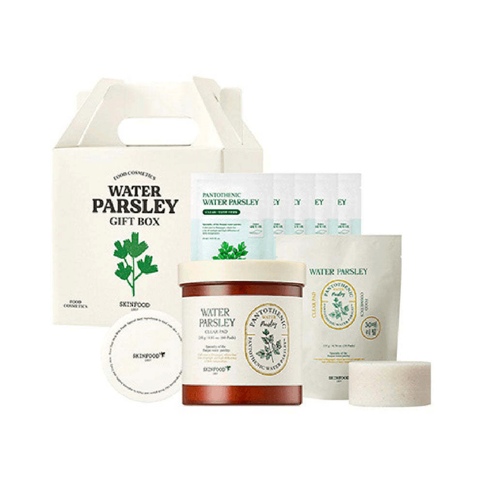 SKIN FOOD Acorn pore peptide Gift Box (60 sheets + 30 sheets refill + pad case + mask pack)