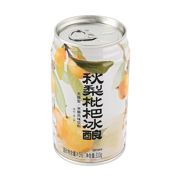 Autumn Pear and Loquat Ice Brew,Non-Alcoholic Rice Wine Beverage,10.93 oz【Alcohol Content ≤ 0.5% Vol】 5