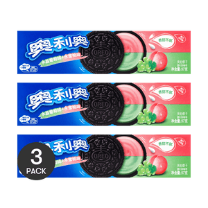 크리스탈 포도 복숭아 비스킷, 3.42 oz *3【3개 팩】