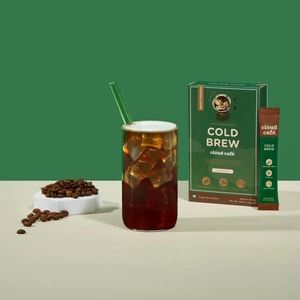 Collagen Cold Brew Coffee Smooth Instant Drink 0 Sugar With Multi Vitamins & Theanine 10 Sticks