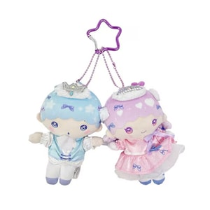 [일본 직송] 일본 SANRIO DOLLY MIX 50주년 기념 시리즈 봉제 펜던트 전체 길이 12cm [제미니 세트]