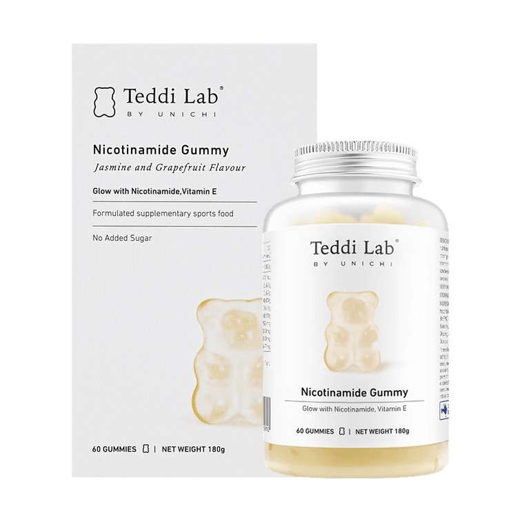 澳洲UNICHI 烟酰胺美白小熊软糖 全新升级亮肤维生素E 60粒入*3 茉莉西柚味 均匀肤色 修护肌肤 紧致水润不怕晒 嚼出冷白皮【3瓶一周期超值装】 5