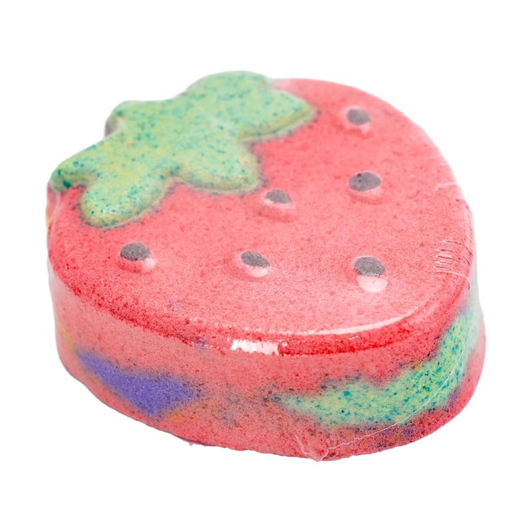 澡堂实验室BATHLAB 泡澡沐浴球 超多精油浴缸用 130g #绚烂莓莓 浅橘红色彩虹泡泡浴 5