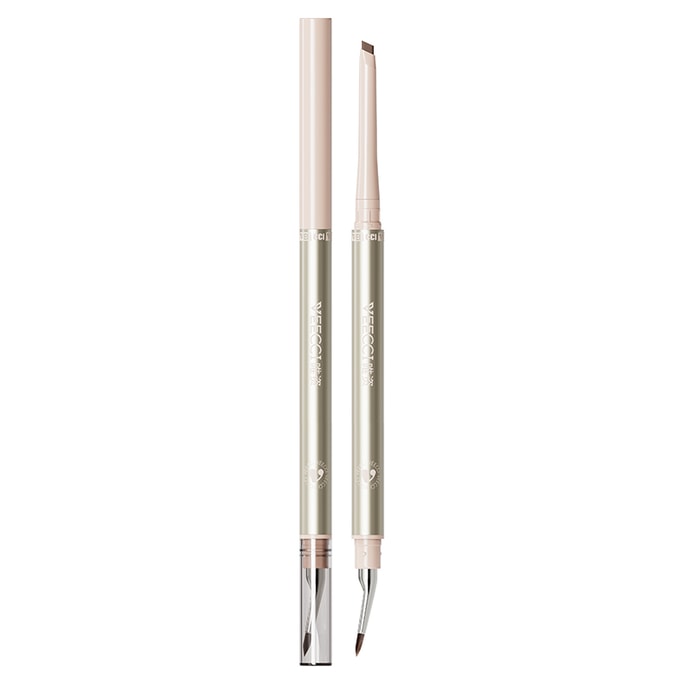 Large Capacity Eyeliner Gel Pencil 2.0 Upgraded, Waterproof, Smudge-proof, Double-ended With Angled Tip,d02retro Brown,145mg,1Piece