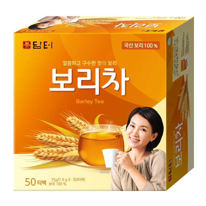 韩国DAMTUH丹特 提神养生大麦茶 50条入 x 1.5g (75g)