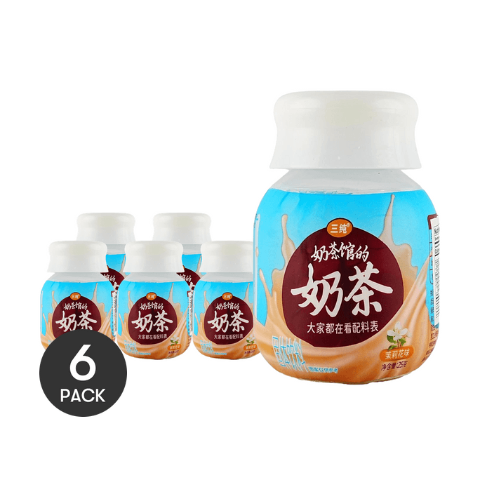 Milk Tea Powder Jasmine Flavor, 0.88 oz *6【6 Packs】