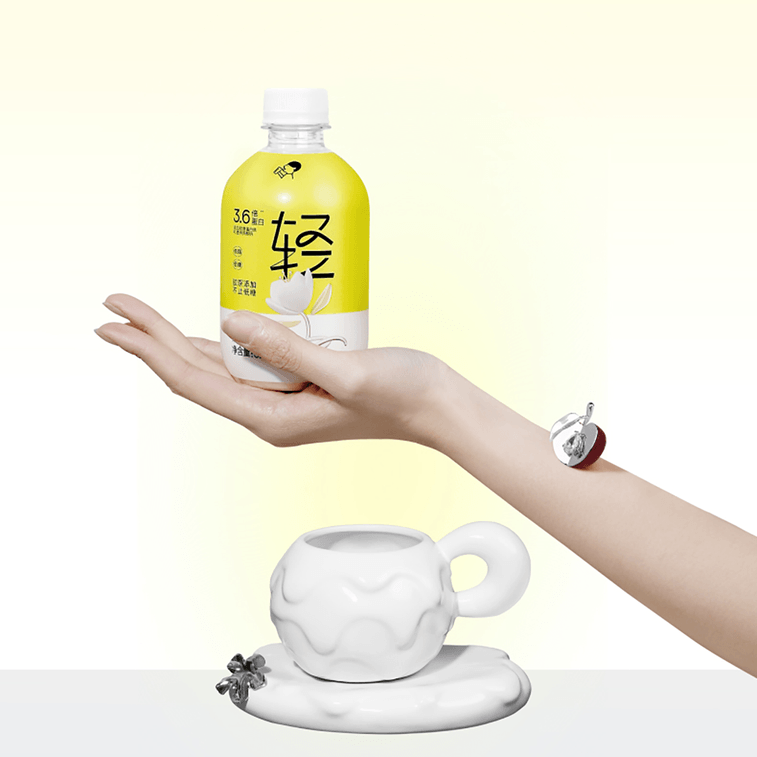 喜茶 茉莉绿妍乳茶 350ml 3