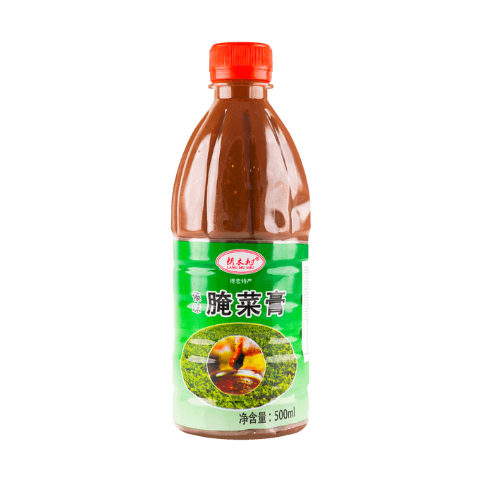 【云南特产】郎木村 腌菜膏 傣族风味烧烤蘸水调料凉菜酱料 500ml【酸爽解腻】
