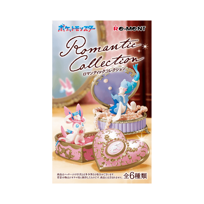 Re-Ment Pokémon Romantic Collection 1 Box Random Style
