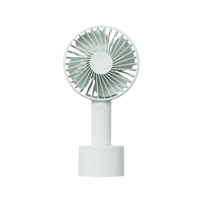 Handheld small fan usb small silent mini cooling electric fan ultra long life bamboo reed green 2000mAh 1 pcs