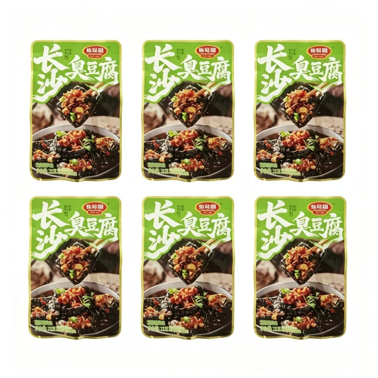 Fried Stinky Tofu With Garlic Flavour Snack, Ready-to-eat 22g*6 packs (132g) Garlic Stinky Tofu Specialty Snack 7
