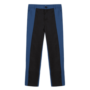 Kenzo Kids Boy Black And Blue Suit Pants 10Y