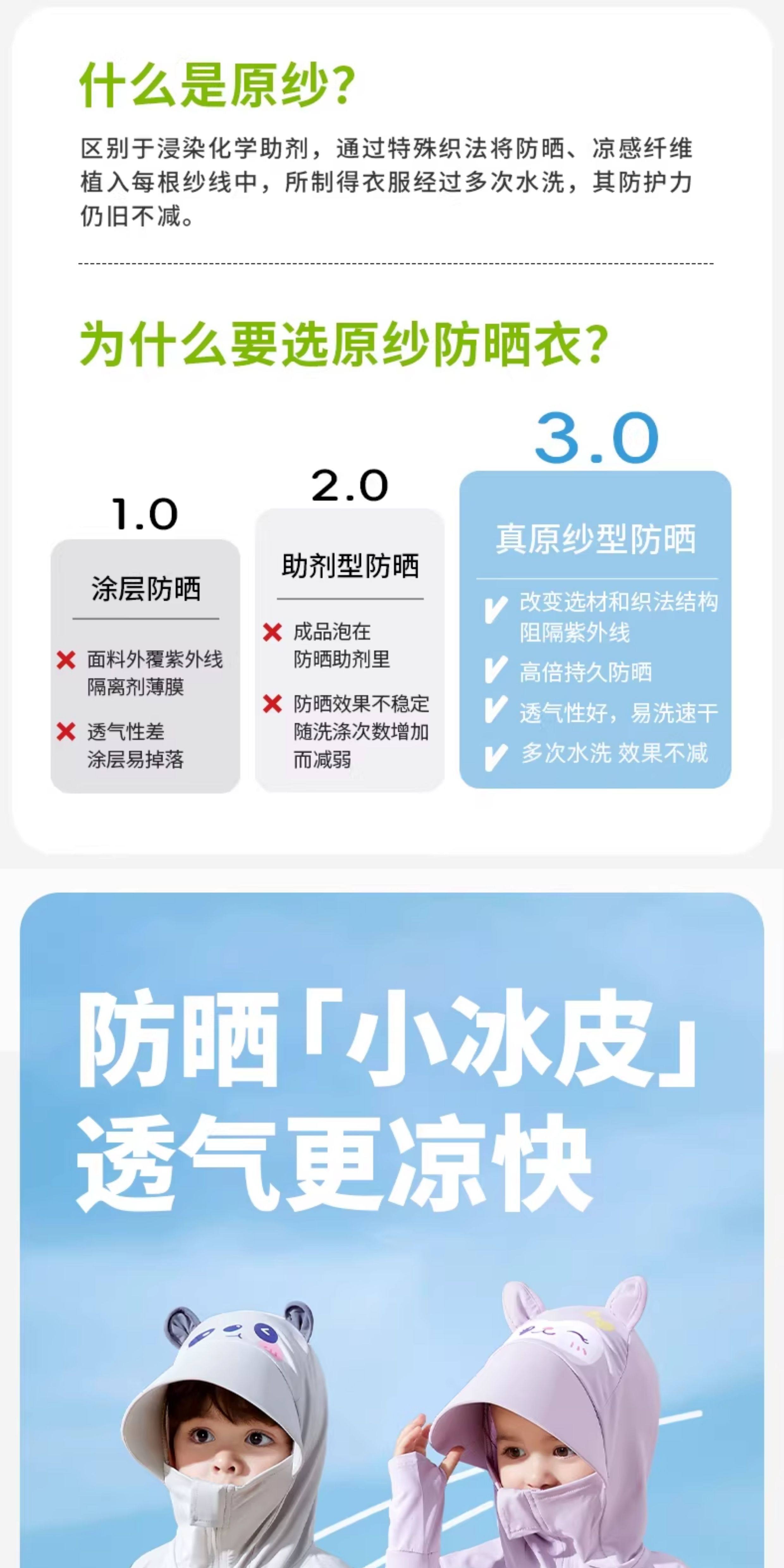 【中國直郵】 愛貝迪拉 兒童防曬衣男女童夏季寶寶輕薄款冰絲防曬服外套紫色身高140cm