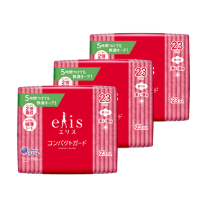 【バリューパック】羽付きコンパクト生理パッド サイズ2 / 230mm 69ct