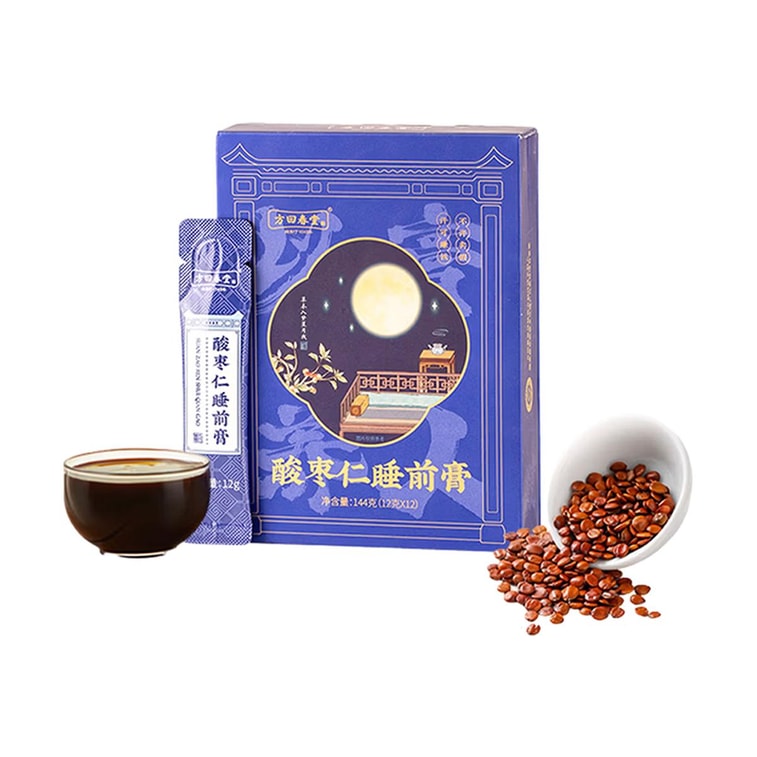 Sour Jujube Seed Sleep Herbal Paste 5.08oz Night Routine Care Sleep Support 12 Sticks 3