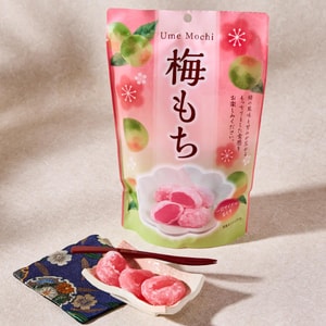 Ume Mochi,Rice Cake, Stand Pack  4.23 oz【Japanese Desserts】
