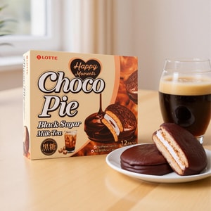 Choco Pie Black Sugar Milk Tea Flavor 12p 11.85 oz