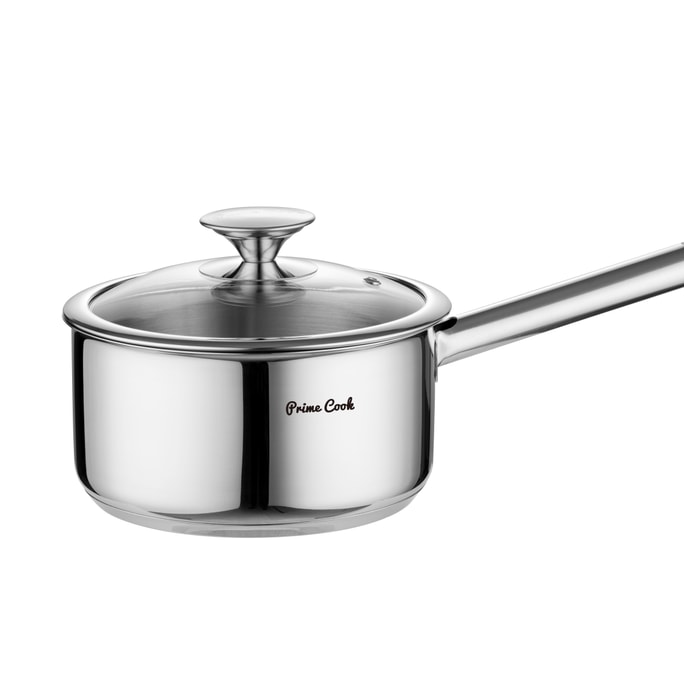18/10 Stainless Steel Saucepan with Lid 20CM/3.8QT