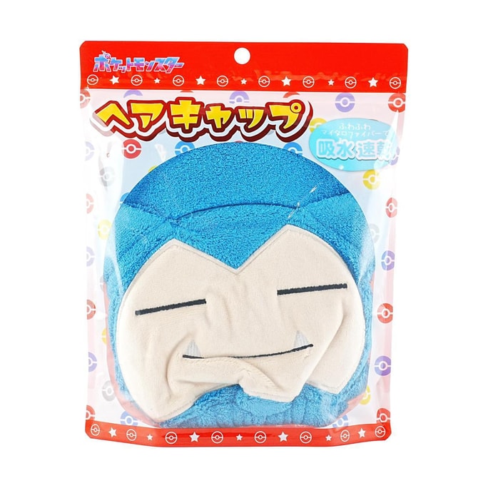 日本SANTAN 卡通幹髮帽 吸水帽 寶可夢 卡比獸