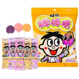 旺旺 综合口味水果棒棒糖 多种水果口味 儿童零食伴手礼 80g