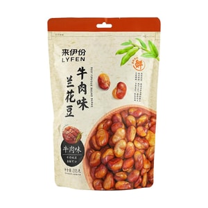來伊份 牛肉味蘭花豆 205g