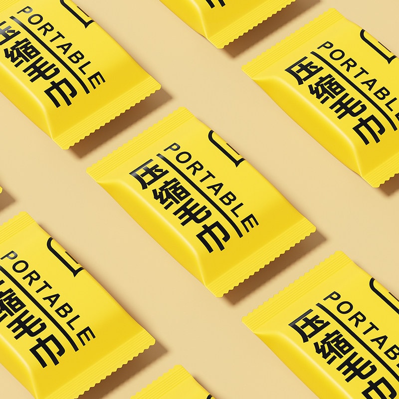 【中国直邮】 尚官 压缩毛巾 30*70cm 16条/包 一次性毛巾 珍珠纹绵柔毛巾 便携式洗脸巾