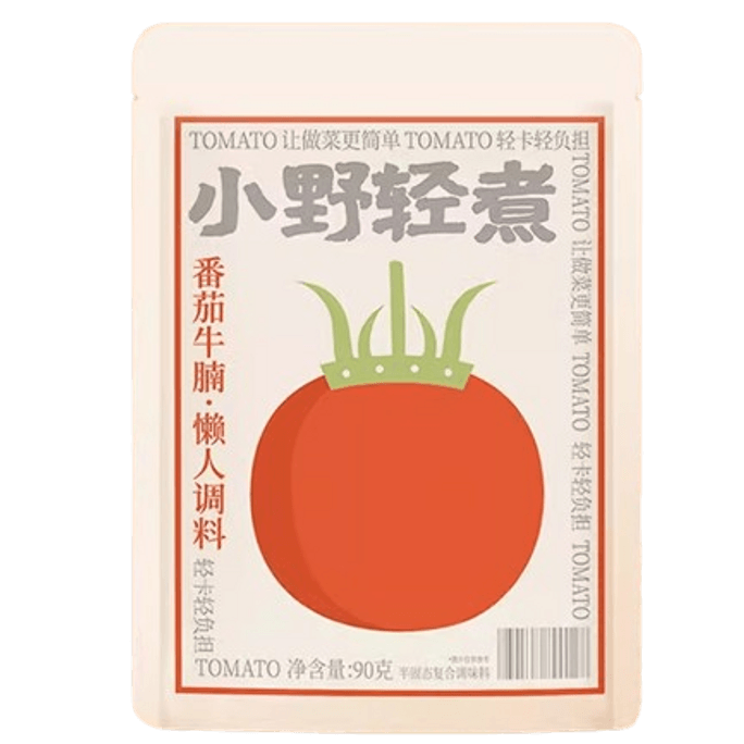 Tomato Hot Pot Base Spicy Hot Pot Light Card Soup Pack 90g/Bag*4 Bags (Tomato)