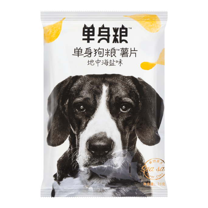 Single Dog Potato Chip Sea Salt 70g