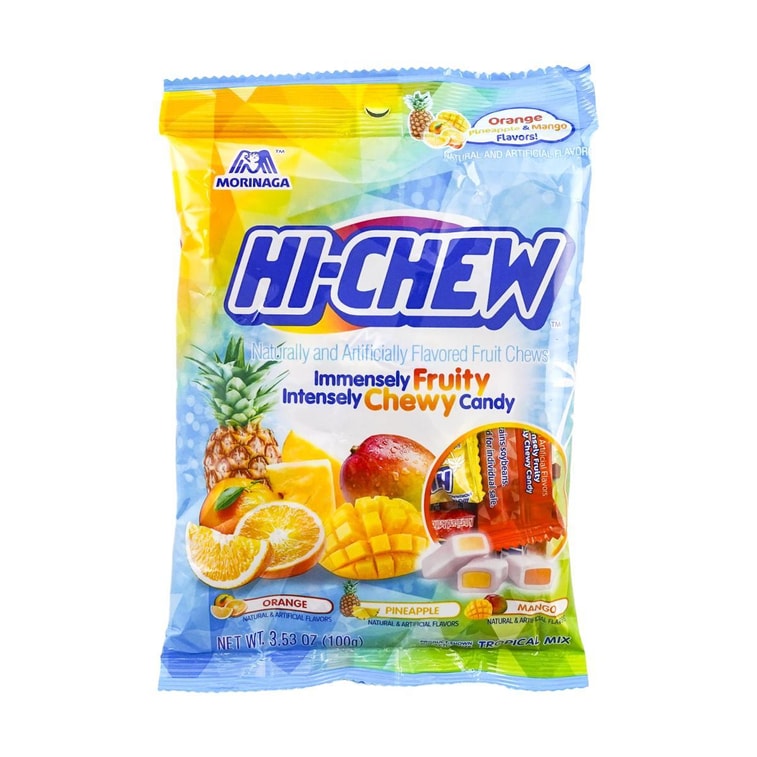 3 Flavor Tropical Mix Soft  Jelly Gummy Candy 100g 6