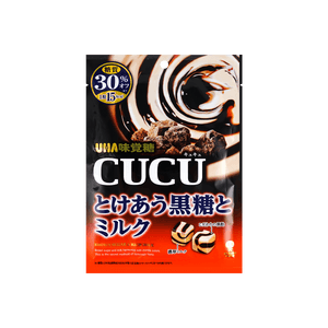 日本悠哈 UHA味覺糖 紅糖蜂蜜口味CUCU系列奶糖 80g