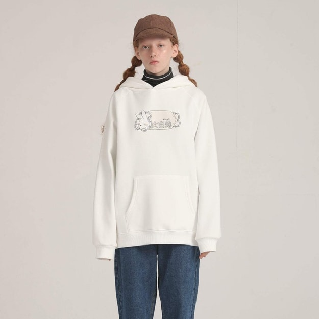 white rabbit hoodie