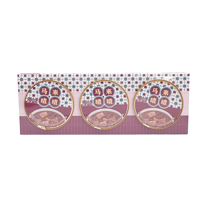 Malaysian Bubur Cha Cha 6.53oz*3 packs【Nanyang Style Dessert】【Rich Coconut Aroma】