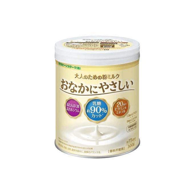 【日本直邮】 日本 雪印Bean Stalk 高蛋白高钙低乳糖 300克 成人中老人孕妇营养补给奶粉