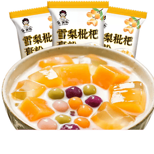 Pear Loquat Syrup Powder 200g*1 bag Summer Jelly Food Homemade Pear Syrup Pre-mix Powder
