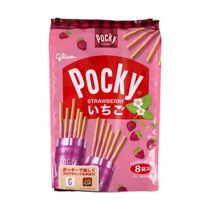 ポッキー ストロベリークッキースティック 3.30オンス