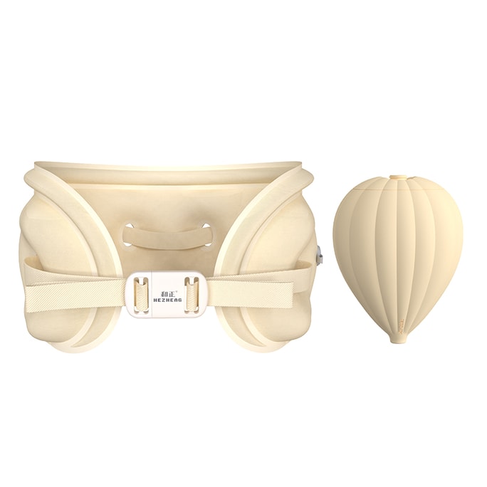 Lnflatable Neck Brace Pillow Beige 1 Piece