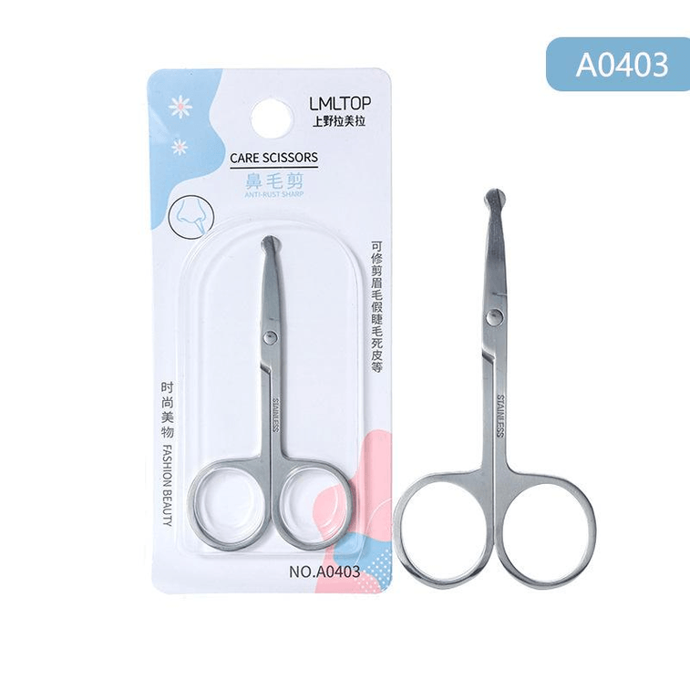 上野拉美拉 拉美拉 尖頭剪刀 鼻毛剪眉毛剪工具 不鏽鋼美容剪刀工具4件套 3