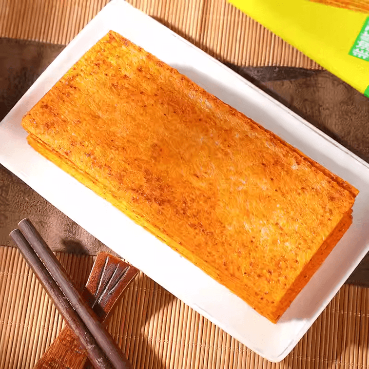 ラフィング・スパイシー・インディアン・ロティ・スパイシー・ストリップス、硬くてサクサクの大きなスパイシー・ストリップス、昔ながらの子供時代の懐かしいスナック、14g×10パック 3